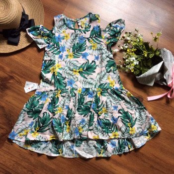 Váy tay trễ lệch gấu